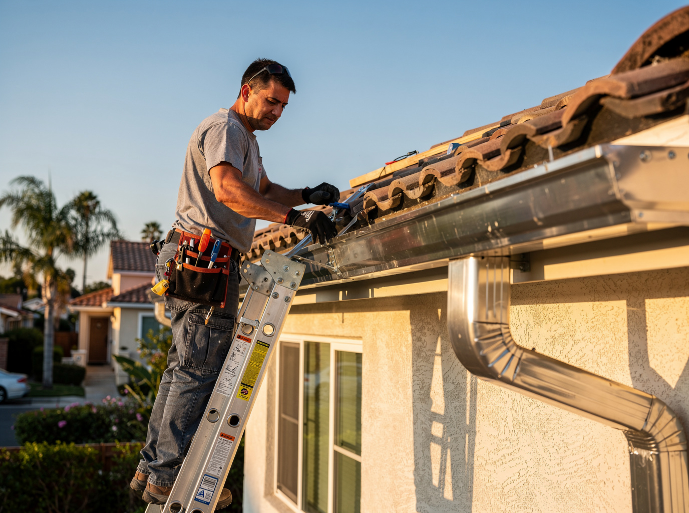 Aluminium Gutters in Los Angeles