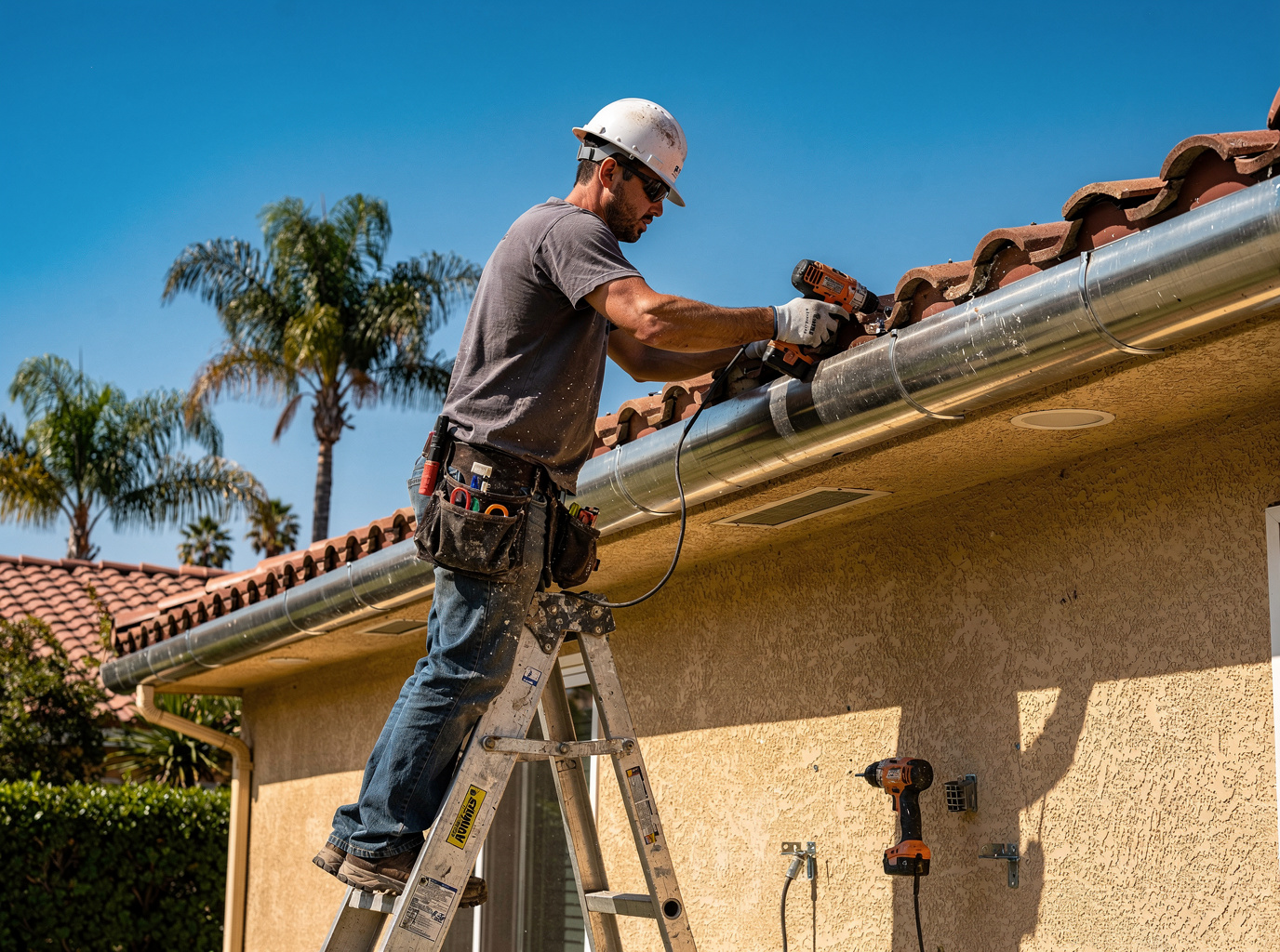 Half-Round Gutters in Los Angeles