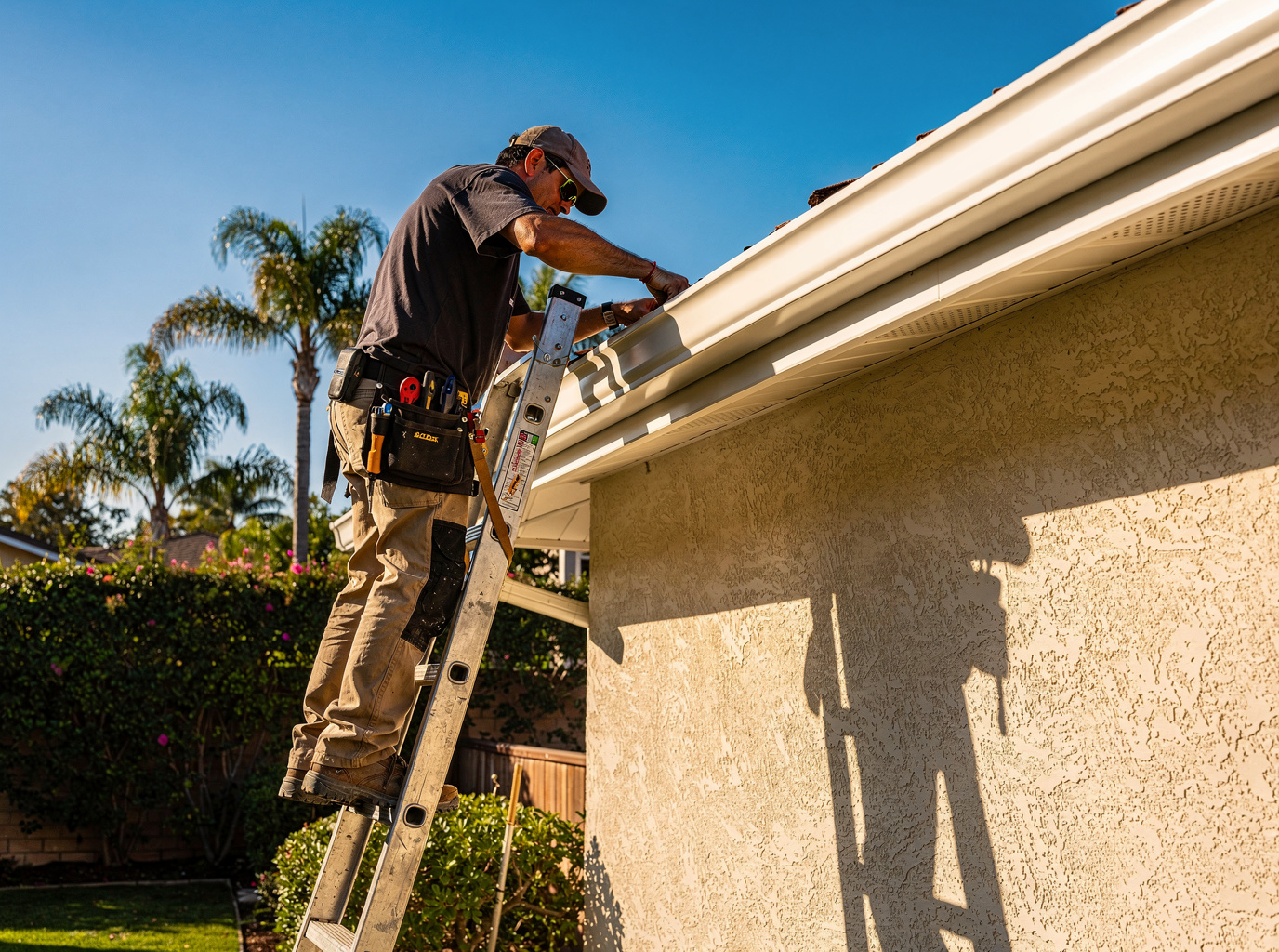 Vinyl Gutters in Los Angeles